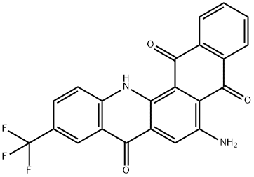 6-amino-10-(trifluoromethyl)naphtho[2,3-c]acridine-5,8,14(13H)-trione Structure