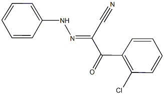 3-(2-chlorophenyl)-3-oxo-2-(phenylhydrazono)propanenitrile Structure