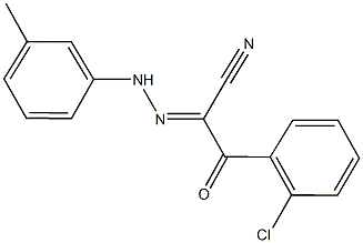 3-(2-chlorophenyl)-2-[(3-methylphenyl)hydrazono]-3-oxopropanenitrile Structure