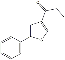 1-(5-phenyl-3-thienyl)-1-propanone 구조식 이미지