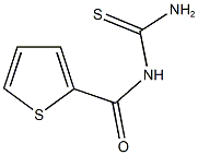 N-(2-thienylcarbonyl)thiourea Structure