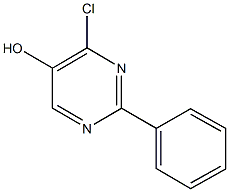 4-chloro-2-phenyl-5-pyrimidinol Structure