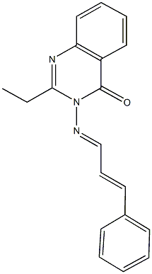 2-ethyl-3-[(3-phenyl-2-propenylidene)amino]-4(3H)-quinazolinone 구조식 이미지