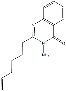 3-amino-2-(5-hexenyl)-4(3H)-quinazolinone 구조식 이미지