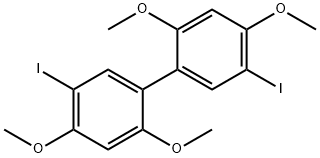 3,3'-diiodo-4,4',6,6'-tetramethoxy-1,1'-biphenyl Structure