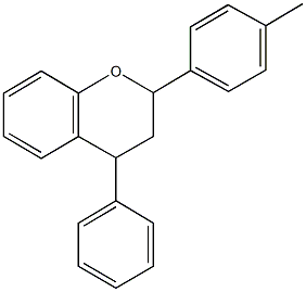 2-(4-methylphenyl)-4-phenylchromane Structure