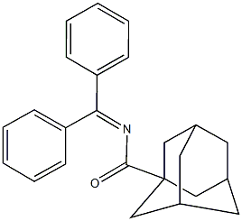 N-(diphenylmethylene)-1-adamantanecarboxamide 구조식 이미지