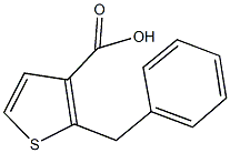 2-benzyl-3-thiophenecarboxylic acid 구조식 이미지