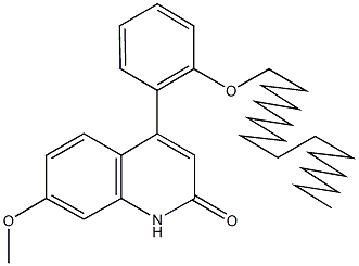 7-methoxy-4-[2-(octadecyloxy)phenyl]-2(1H)-quinolinone 구조식 이미지