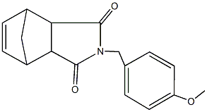 4-(4-methoxybenzyl)-4-azatricyclo[5.2.1.0~2,6~]dec-8-ene-3,5-dione 구조식 이미지