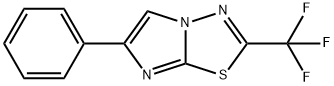 6-phenyl-2-(trifluoromethyl)imidazo[2,1-b][1,3,4]thiadiazole 구조식 이미지