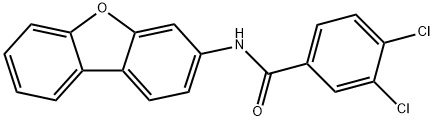 3,4-dichloro-N-dibenzo[b,d]furan-3-ylbenzamide Structure