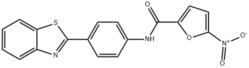 N-[4-(1,3-benzothiazol-2-yl)phenyl]-5-nitro-2-furamide 구조식 이미지