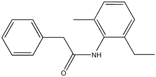 N-(2-ethyl-6-methylphenyl)-2-phenylacetamide Structure