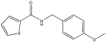 N-(4-methoxybenzyl)-2-thiophenecarboxamide 구조식 이미지