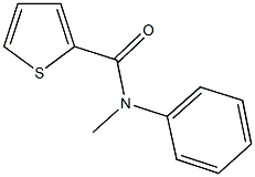 N-methyl-N-phenyl-2-thiophenecarboxamide Structure