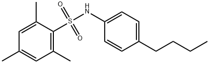 N-(4-butylphenyl)-2,4,6-trimethylbenzenesulfonamide Structure