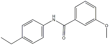 N-(4-ethylphenyl)-3-methoxybenzamide 구조식 이미지