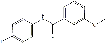 N-(4-iodophenyl)-3-methoxybenzamide 구조식 이미지