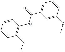 N-(2-ethylphenyl)-3-methoxybenzamide 구조식 이미지