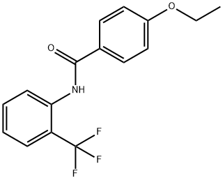 4-ethoxy-N-[2-(trifluoromethyl)phenyl]benzamide 구조식 이미지