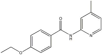 4-ethoxy-N-(4-methyl-2-pyridinyl)benzamide 구조식 이미지