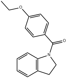 1-(4-ethoxybenzoyl)indoline Structure