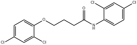 4-(2,4-dichlorophenoxy)-N-(2,4-dichlorophenyl)butanamide 구조식 이미지