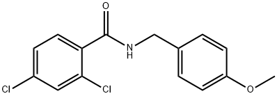 2,4-dichloro-N-(4-methoxybenzyl)benzamide Structure