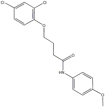 4-(2,4-dichlorophenoxy)-N-(4-methoxyphenyl)butanamide Structure