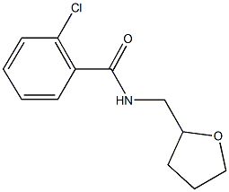 2-chloro-N-(tetrahydro-2-furanylmethyl)benzamide Structure