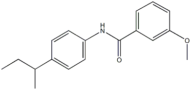 N-(4-sec-butylphenyl)-3-methoxybenzamide 구조식 이미지