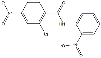 2-chloro-4-nitro-N-{2-nitrophenyl}benzamide Structure
