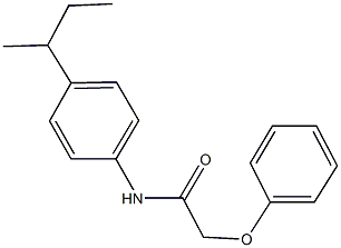 N-(4-sec-butylphenyl)-2-phenoxyacetamide Structure