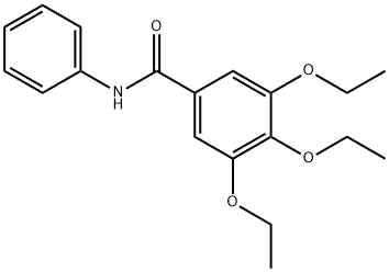 3,4,5-triethoxy-N-phenylbenzamide 구조식 이미지