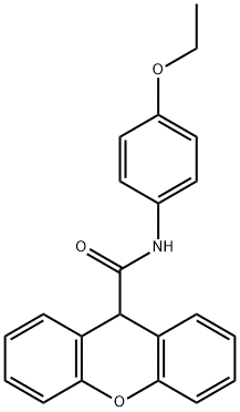 N-(4-ethoxyphenyl)-9H-xanthene-9-carboxamide Structure