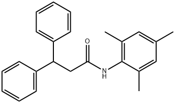 N-mesityl-3,3-diphenylpropanamide Structure