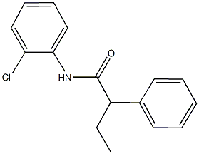 N-(2-chlorophenyl)-2-phenylbutanamide Structure