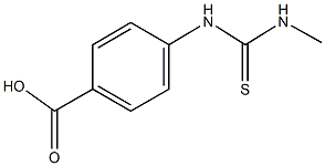 4-{[(methylamino)carbothioyl]amino}benzoic acid 구조식 이미지