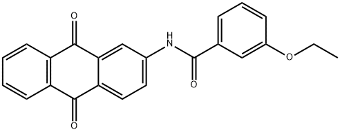 N-(9,10-dioxo-9,10-dihydroanthracen-2-yl)-3-ethoxybenzamide Structure