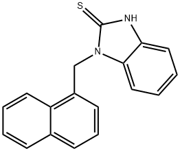 1-(1-naphthylmethyl)-1H-benzimidazol-2-yl hydrosulfide 구조식 이미지