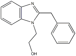 2-(2-benzyl-1H-benzimidazol-1-yl)ethanol 구조식 이미지