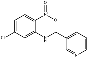 3-({5-chloro-2-nitroanilino}methyl)pyridine Structure