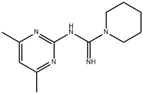 N-(4,6-dimethylpyrimidin-2-yl)piperidine-1-carboximidamide Structure