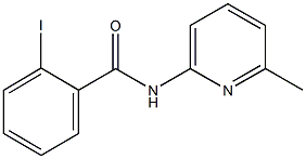 2-iodo-N-(6-methyl-2-pyridinyl)benzamide 구조식 이미지