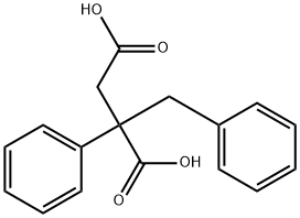 2-benzyl-2-phenylsuccinic acid 구조식 이미지