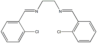 N-(2-chlorobenzylidene)-N-{2-[(2-chlorobenzylidene)amino]ethyl}amine 구조식 이미지