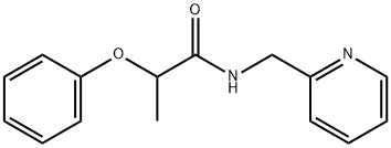 2-phenoxy-N-(2-pyridinylmethyl)propanamide Structure