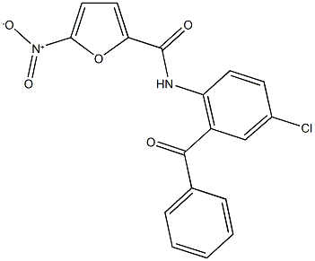 N-(2-benzoyl-4-chlorophenyl)-5-nitro-2-furamide Structure