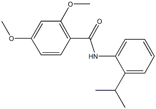 N-(2-isopropylphenyl)-2,4-dimethoxybenzamide 구조식 이미지